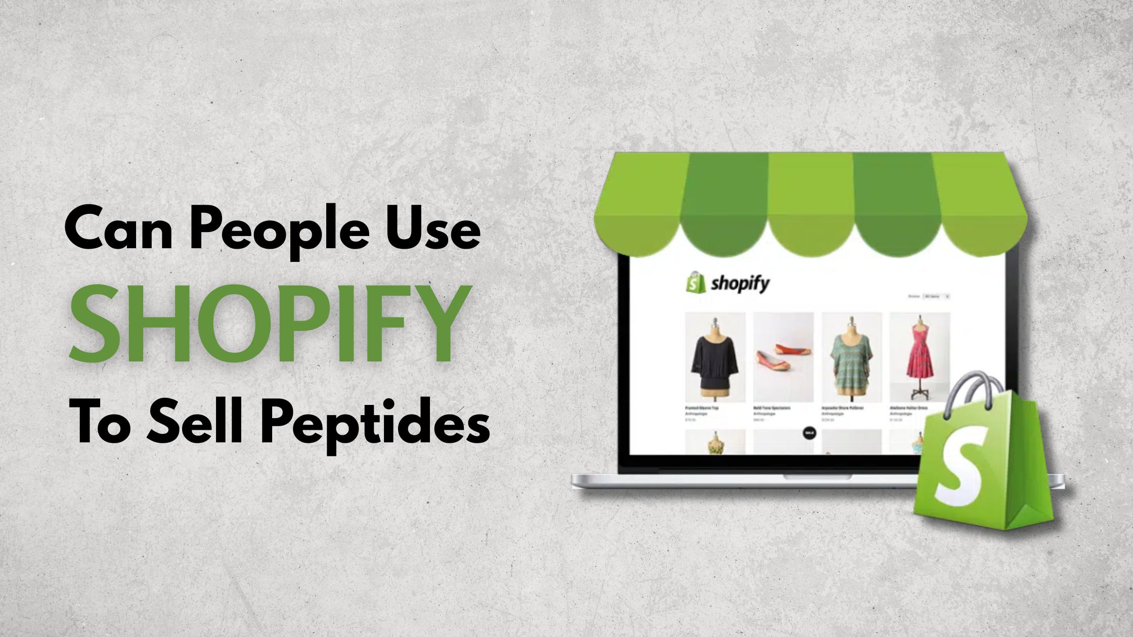 Can People Use Shopify to Sell Peptides
